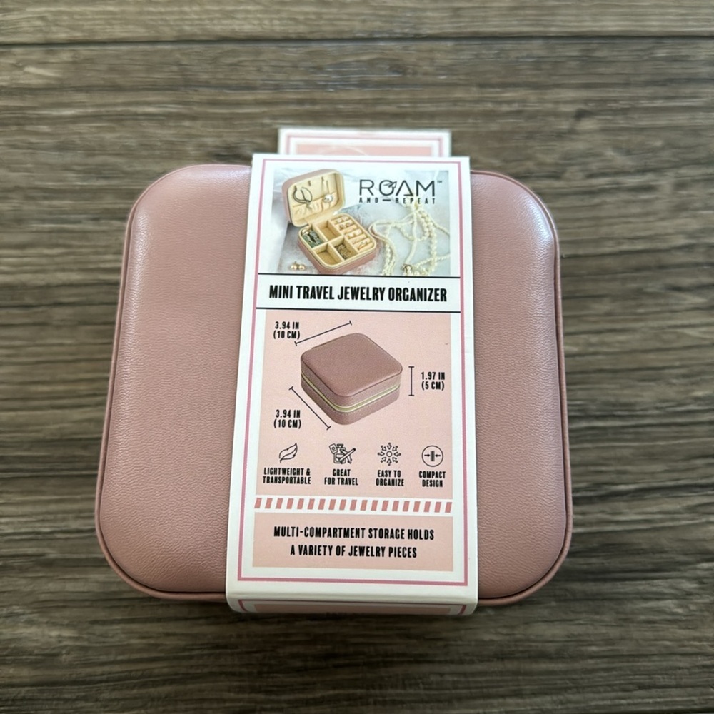 Mini TRAVEL JEWELRY ORGANIZER
